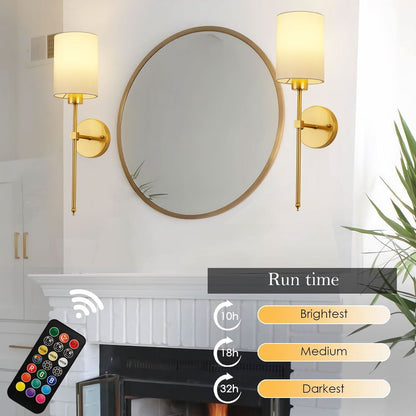Iluminating™ Wireless Wall Sconces (SET OF 2 + 2 BULBS FREE)