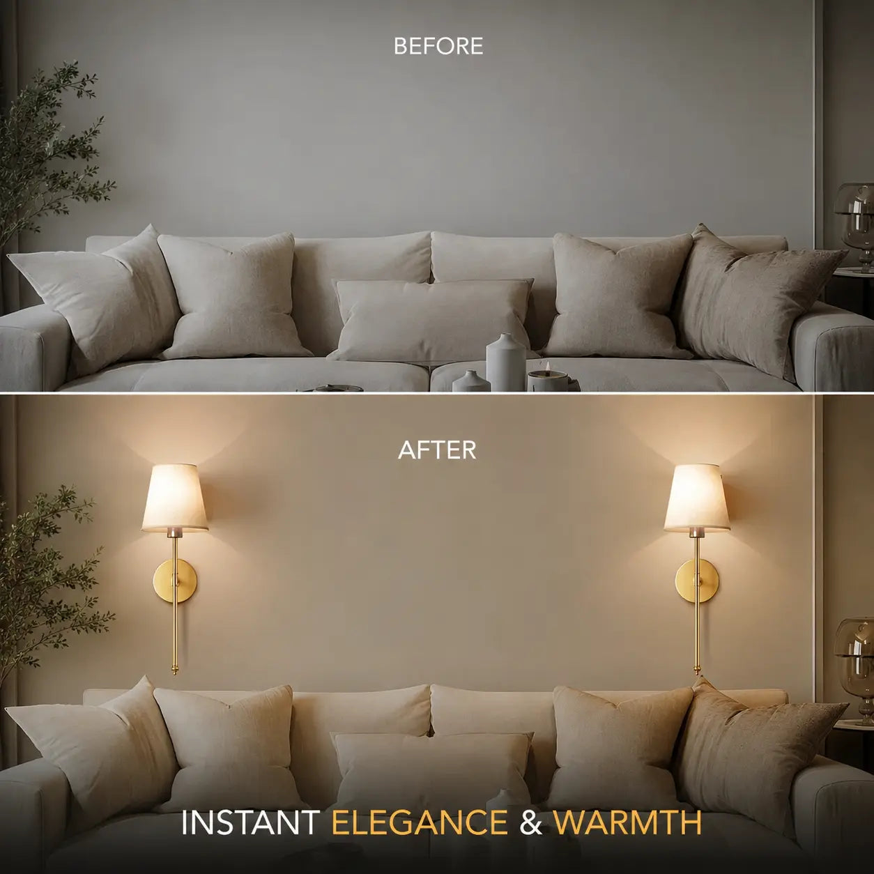 WIRELESS WALL SCONCES (SET OF 2)